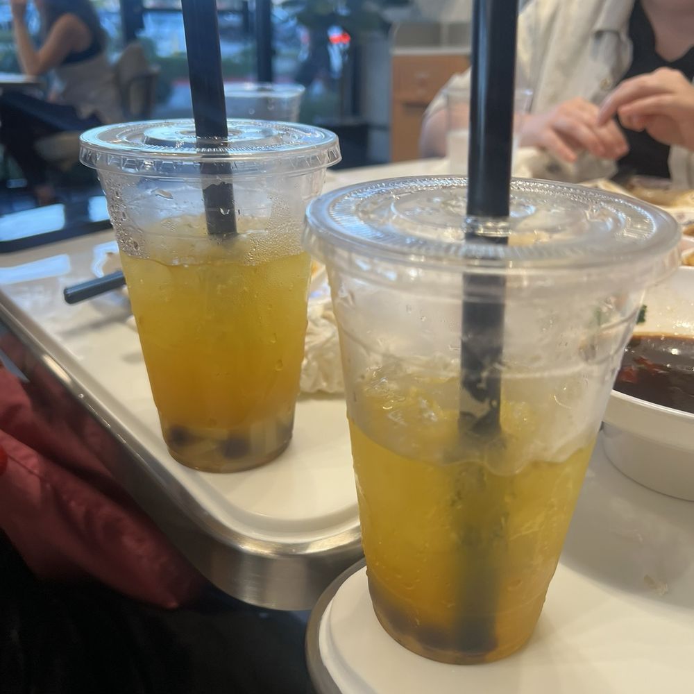 Super Dumpling - Peach Green Tea and Passion Fruit Green Tea - Noodles Near Me - Orange, California Super Dumpling - Peach Green Tea and Passion Fruit Green Tea - Noodles Near Me - Orange, California
