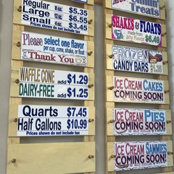 TJ's Chillin’ Treats - Prices.