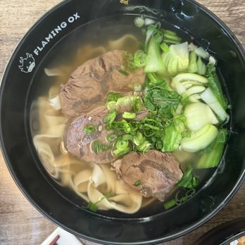 Flaming Ox - bone broth beef noodle soup - Taiwanese Near Me - San Jose, California Flaming Ox - bone broth beef noodle soup - Taiwanese Near Me - San Jose, California