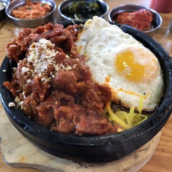 Spoon - Dolsat Bibimbop very yummy. Little too many veggies for me but solid eats - Korean Near Me - Berkeley, California