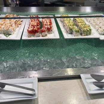 Seaside Buffet - Organized lined sushi - Buffets Near Me - San Diego, California Seaside Buffet - Organized lined sushi - Buffets Near Me - San Diego, California