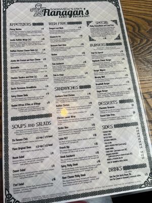 Menu photo 1 Flanagan's Ale House Louisville, KY