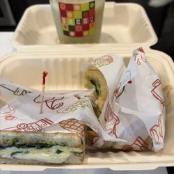 Sanno - Eggcelent Sandwich and Cucumint Smoothie