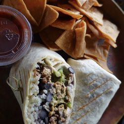 The Bungalow - Cali Lean burrito (seasoned ground turkey)