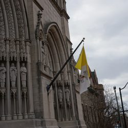 St. Mary's Cathedral Basilica of the Assumption - Flag of Vatican City