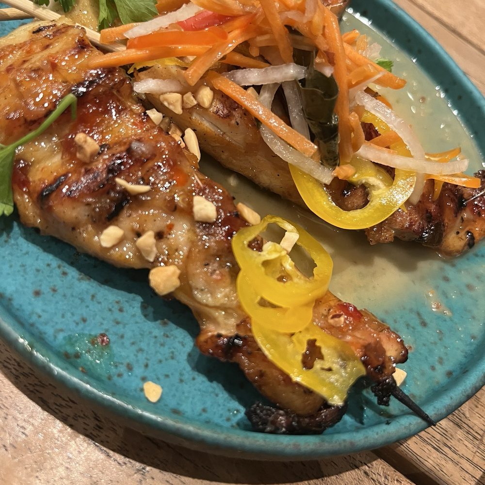 Piko Kitchen + Bar - Grilled Chicken Satay - Cocktail Bars Near Me - Honolulu, Hawaii