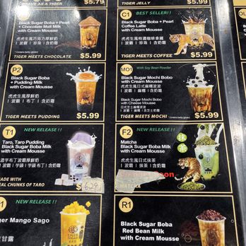 Tiger Sugar - Menu - Coffee & Tea Near Me - Las Vegas, Nevada Tiger Sugar - Menu - Coffee & Tea Near Me - Las Vegas, Nevada