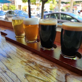 Pond Farm Brewing - Flight - Brewpubs Near Me - San Rafael, California Pond Farm Brewing - Flight - Brewpubs Near Me - San Rafael, California