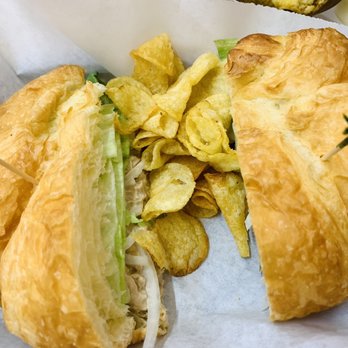Udderly Divine - Egg salad croissant which was amazing and the tuna salad croissant which each comes with a bag of chips. - Breakfast & Brunch Near Me - Camp Verde, Arizona Udderly Divine - Egg salad croissant which was amazing and the tuna salad croissant which each comes with a bag of chips. - Breakfast & Brunch Near Me - Camp Verde, Arizona
