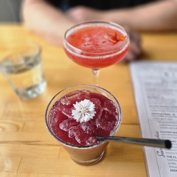 Solana Beach Kitchen - Flowers for Baby and Bourbon Banger. Delicious cocktails. - New American Near Me - Solana Beach, California Solana Beach Kitchen - Flowers for Baby and Bourbon Banger. Delicious cocktails. - New American Near Me - Solana Beach, California