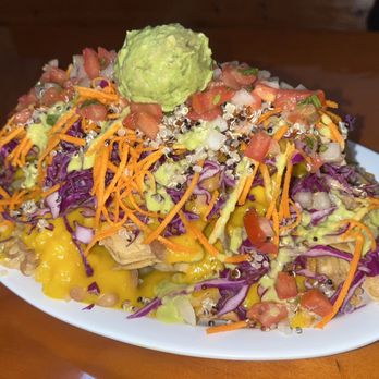 Viva Vegeria - Classic Vegan Nachos half Order - Vegan Near Me - San Antonio, Texas Viva Vegeria - Classic Vegan Nachos half Order - Vegan Near Me - San Antonio, Texas