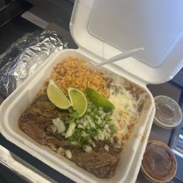 Birria plate. Comes with side of 5 tortillas. Very filling! Birria plate. Comes with side of 5 tortillas. Very filling!