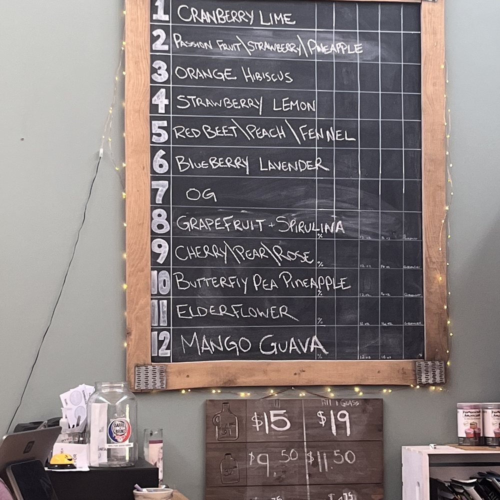 Kombucha draft list Kombucha draft list