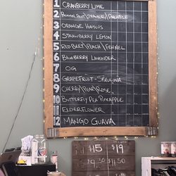 Buffalo Barrel + Brine - Kombucha draft list