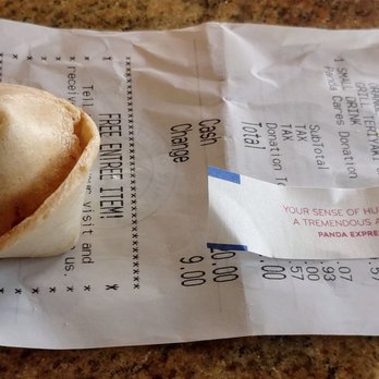 Panda Express - today's Fortune inside my cookie ha - Chinese Near Me - Smyrna, Tennessee