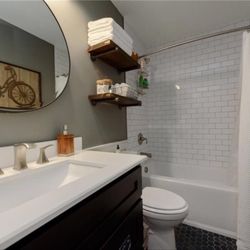 A&A Construction and Remodeling - Guest bathroom remodel completed by A&A Constructuon