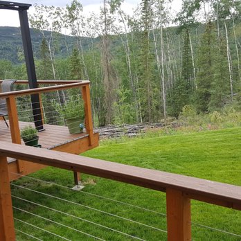 Down to Earth - a deck with a table and chairs - Landscape Architects or Designers Near Me - North Pole, Alaska