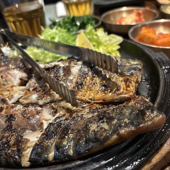 New Wonjo Restaurant - Mackerel combo - Korean Near Me - New York, New York
