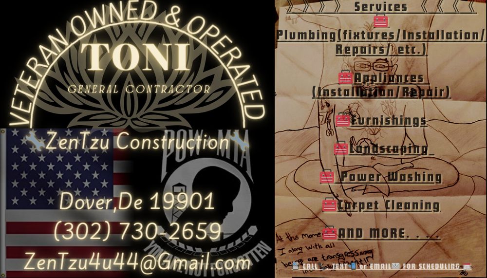 Zentzu Construction & Home Repair - veterans service organization in Dover, DE