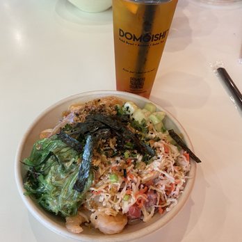 Domoishi - Poke Bowl Pick 3 - Bubble Tea Near Me - Miramar, Florida Domoishi - Poke Bowl Pick 3 - Bubble Tea Near Me - Miramar, Florida