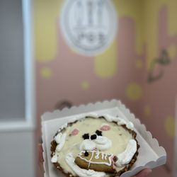 Home Baking Day - The outcome Made of the Lychee Peach Cream Pie 2.07.26
