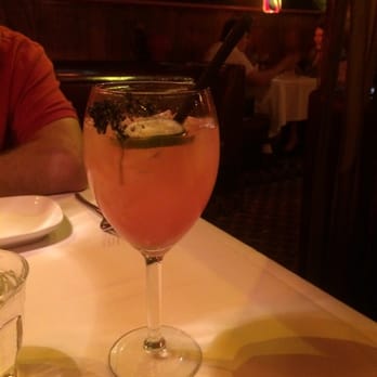 Bobo's - Blood Orange Margarita with black salt. - Steakhouses Near Me - San Francisco, California