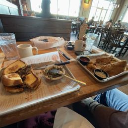Mushroom Patty Melt, Bacon Green Beans, Super Combo Fish & Shrimp