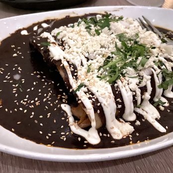 Fonda Tribeca - Enchiladas de Mole Negro Oaxaqueno! - Mexican Near Me - New York, New York