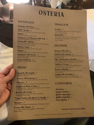 Menu photo 3 Osteria Miami, FL