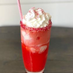 Big Pete's Chicageaux Style Hot Dogs - Barq's Red Cream soda float