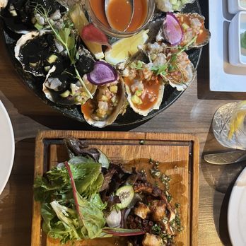 Villa Marina - oysters and grilled octopus - Seafood Near Me - El Sauzal, BCN Villa Marina - oysters and grilled octopus - Seafood Near Me - El Sauzal, BCN