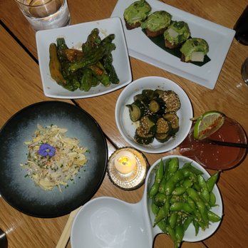Taisho - Artichoke salad, shishito peppers, crispy rice avocado, sesame cucumber salad. So fresh!! - Sushi Bars Near Me - Sherman Oaks, California Taisho - Artichoke salad, shishito peppers, crispy rice avocado, sesame cucumber salad. So fresh!! - Sushi Bars Near Me - Sherman Oaks, California