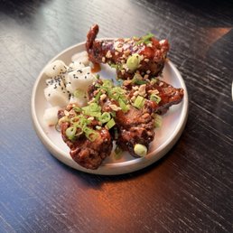 K-fried chicken wings - $14 K-fried chicken wings - $14