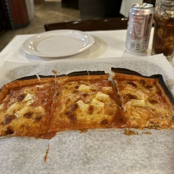 Lazzara's Pizza - Half Hawaiian Pizza - Pizza Near Me - New York, New York