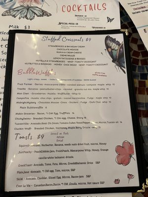 Menu photo 5 Black Butterfly New Smyrna Beach, FL
