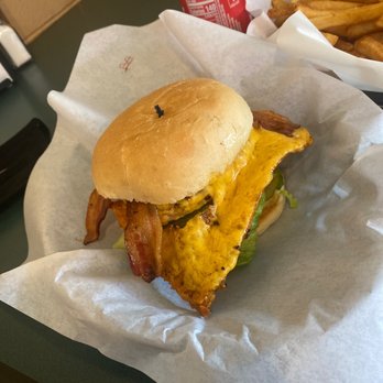 Nobby's - Turkey burger with Bacon and Cheddar Cheese - Burgers Near Me - Chico, California Nobby's - Turkey burger with Bacon and Cheddar Cheese - Burgers Near Me - Chico, California