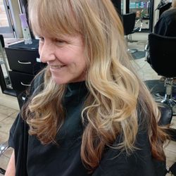 Klassy Kuts of Modesto - Work done by Karen in March of 2026. Highlights,cut and style!
