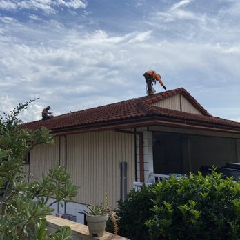 JoyAce Roofing - Re-cementing ridge caps and making sure all is well - and it is. - Roofing Near Me - Waipahu, Hawaii JoyAce Roofing - Re-cementing ridge caps and making sure all is well - and it is. - Roofing Near Me - Waipahu, Hawaii