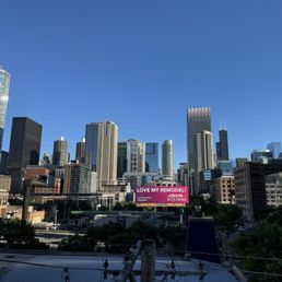 View from the rooftop lounge