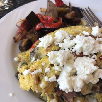 The Baker's Table - Omelet with roasted vegetables in place of toast! Incredible!!! - Bakeries Near Me - Santa Ynez, California