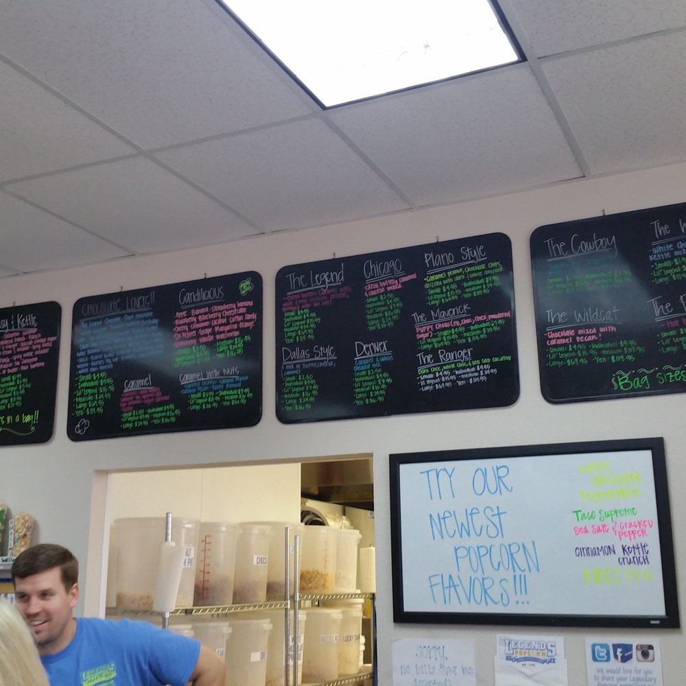 Legends Popcorn - Popcorn Shops Near Me - Plano, Texas