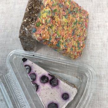Bronze Cafe - Cocoa Pebbles Treat, The Fruity Pebbles Treat, The Vegan Cheesecake Slice - Sandwiches Near Me - Las Vegas, Nevada