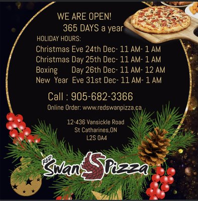 Menu photo 2 Red Swan Pizza St. Catharines, ON Menu photo 2 Red Swan Pizza St. Catharines, ON