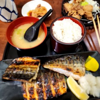 Temari Japanese Cafe - Broiled makarel, karage and miso soup - Japanese Near Me - Rockville, Maryland Temari Japanese Cafe - Broiled makarel, karage and miso soup - Japanese Near Me - Rockville, Maryland