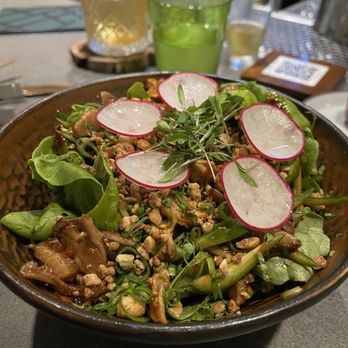 Lineage - Lion's Mane Mushroom Liangban Salad - Asian Fusion Near Me - Wailea, Hawaii