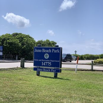 Juno Beach Park - Sign - Beaches Near Me - North Palm Beach, Florida
