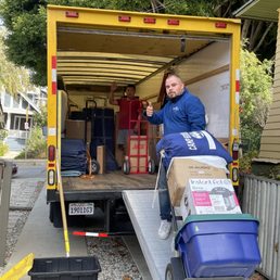 Edwin and Zolig unloading