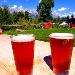 Dornans’ - Jenny Lake Lagers and a great view.