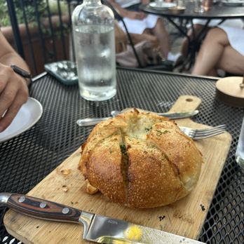 The Bourbon Pear - Famous Garlic bread filled with cheese - Southern Near Me - Livermore, California