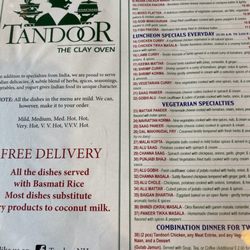 India Palace Restaurant - Menu